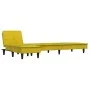 L-förmiges Schlafsofa gelber Samt 255x140x70 cm von vidaXL, Sofas - Ref: Foro24-3157264, Preis: 410,82 €, Rabatt: %