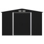 Anthracite gray steel garden shed 257x205x178 cm by vidaXL, Sheds - Ref: Foro24-47030, Price: 344,04 €, Discount: %