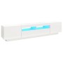 TV-Schrank mit weißen LED-Leuchten 200x35x40 cm von vidaXL, TV-Möbel - Ref: Foro24-3081906, Preis: 131,70 €, Rabatt: %
