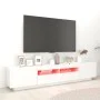 TV-Schrank mit weißen LED-Leuchten 200x35x40 cm von vidaXL, TV-Möbel - Ref: Foro24-3081906, Preis: 129,77 €, Rabatt: %