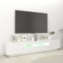 TV-Schrank mit weißen LED-Leuchten 200x35x40 cm von vidaXL, TV-Möbel - Ref: Foro24-3081906, Preis: 129,77 €, Rabatt: %