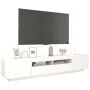 TV-Schrank mit weißen LED-Leuchten 200x35x40 cm von vidaXL, TV-Möbel - Ref: Foro24-3081906, Preis: 129,77 €, Rabatt: %