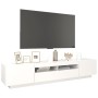 TV-Schrank mit weißen LED-Leuchten 200x35x40 cm von vidaXL, TV-Möbel - Ref: Foro24-3081906, Preis: 131,70 €, Rabatt: %
