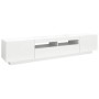TV-Schrank mit weißen LED-Leuchten 200x35x40 cm von vidaXL, TV-Möbel - Ref: Foro24-3081906, Preis: 131,70 €, Rabatt: %
