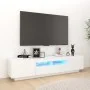 TV-Schrank mit weißen LED-Leuchten 180x35x40 cm von vidaXL, TV-Möbel - Ref: Foro24-3081897, Preis: 124,78 €, Rabatt: %