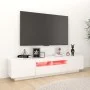 TV-Schrank mit weißen LED-Leuchten 180x35x40 cm von vidaXL, TV-Möbel - Ref: Foro24-3081897, Preis: 124,78 €, Rabatt: %