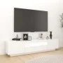 TV-Schrank mit weißen LED-Leuchten 180x35x40 cm von vidaXL, TV-Möbel - Ref: Foro24-3081897, Preis: 124,78 €, Rabatt: %