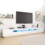 TV-Möbel mit LED-Lichtern in Weiß, 300x35x40 cm. von vidaXL, TV-Möbel - Ref: Foro24-3081924, Preis: 203,98 €, Rabatt: %