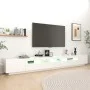 TV-Möbel mit LED-Lichtern in Weiß, 300x35x40 cm. von vidaXL, TV-Möbel - Ref: Foro24-3081924, Preis: 201,51 €, Rabatt: %