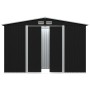 Anthracite gray steel garden shed 257x205x178 cm by vidaXL, Sheds - Ref: Foro24-47030, Price: 344,04 €, Discount: %