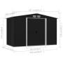 Anthracite gray steel garden shed 257x205x178 cm by vidaXL, Sheds - Ref: Foro24-47030, Price: 344,04 €, Discount: %
