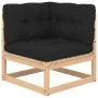 Garden furniture set 9 pieces and cushions solid pine wood by vidaXL, Garden sets - Ref: Foro24-3083735, Price: 734,83 €, Dis...