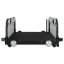 Fahrradanhänger aus Eisen und grauem Oxford-Stoff von vidaXL, Fahrradanhänger - Ref: Foro24-94161, Preis: 80,24 €, Rabatt: %