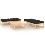 5-piece garden furniture set with solid pine wood cushions by vidaXL, Garden sets - Ref: Foro24-3083725, Price: 263,56 €, Dis...
