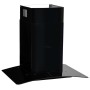 Wand-Dunstabzugshaube 60 cm Edelstahl 756 m³/h schwarz von vidaXL, Extraktoren - Ref: Foro24-50707, Preis: 157,58 €, Rabatt: %