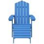 Adirondack Gartenstuhl mit Fußstütze HDPE Aqua Blue von vidaXL, Gartenstühle - Ref: Foro24-318648, Preis: 211,73 €, Rabatt: %