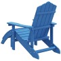 Adirondack Gartenstuhl mit Fußstütze HDPE Aqua Blue von vidaXL, Gartenstühle - Ref: Foro24-318648, Preis: 211,73 €, Rabatt: %