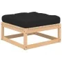 Gartenmöbel-Set 6-teilig und Kissen aus massivem Kiefernholz von vidaXL, Gartensets - Ref: Foro24-3083781, Preis: 436,13 €, R...