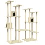 Cat scratching post with cream sisal posts 174 cm by vidaXL, Cat furniture - Ref: Foro24-171533, Price: 144,92 €, Discount: %