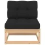 5-piece garden furniture set with solid pine wood cushions by vidaXL, Garden sets - Ref: Foro24-3083788, Price: 438,04 €, Dis...