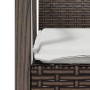 Kissen für Gartenstühle, 6 Stück, braunes synthetisches Rattan, 56,5 x 57 x 83 cm von vidaXL, Gartenstühle - Ref: Foro24-3187...