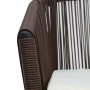 Gartenstühle 2 Einheiten braunes synthetisches Rattan von vidaXL, Gartenstühle - Ref: Foro24-48136, Preis: 178,04 €, Rabatt: %