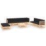 Garden furniture set 10 pieces and cushions solid pine wood by vidaXL, Garden sets - Ref: Foro24-3083826, Price: 791,91 €, Di...