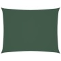 Toldo de vela rectangular tela Oxford verde oscuro 2,5x4 m