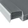 Gray galvanized steel roof panel 12 units by vidaXL, Ceiling - Ref: Foro24-42985, Price: 79,73 €, Discount: %