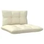 2-seater garden sofa with solid cream pine wood cushions by vidaXL, Outdoor sofas - Ref: Foro24-3095995, Price: 155,57 €, Dis...