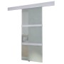 Schiebetür aus Glas und Aluminium 178 cm silber von vidaXL, Türen - Ref: Foro24-60266, Preis: 260,22 €, Rabatt: %