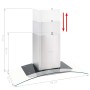 Wall-mounted extractor hood 90 cm stainless steel 756 m³/h LED by vidaXL, Extractors - Ref: Foro24-50666, Price: 213,55 €, Di...