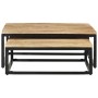 Stapelbare Couchtische, 2 Stück Massivholz aus Mangoholz von vidaXL, Couchtisch - Ref: Foro24-320389, Preis: 186,87 €, Rabatt: %