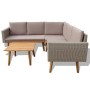 4-piece garden furniture set with grey PE rattan cushions by vidaXL, Garden sets - Ref: Foro24-43133, Price: 475,17 €, Discou...