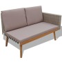 4-piece garden furniture set with grey PE rattan cushions by vidaXL, Garden sets - Ref: Foro24-43133, Price: 475,17 €, Discou...