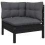 Gartenmöbel 7-teilig mit anthrazitfarbenen Kiefernholzkissen von vidaXL, Gartensets - Ref: Foro24-3096122, Preis: 647,48 €, R...