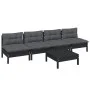 Garden furniture 5 pieces with anthracite pine wood cushions by vidaXL, Garden sets - Ref: Foro24-3096134, Price: 453,45 €, D...