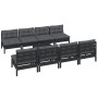 Garden furniture set 9 pieces and cushions solid pine wood by vidaXL, Garden sets - Ref: Foro24-3096146, Price: 886,71 €, Dis...