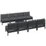 Garden furniture set 9 pieces and cushions solid pine wood by vidaXL, Garden sets - Ref: Foro24-3096146, Price: 848,36 €, Dis...