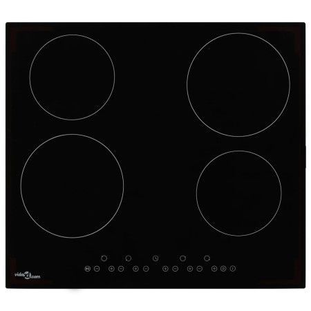 Glaskeramik-Kochfeld 4 Brenner Touch-Control 6000 W von vidaXL, Küchenteller - Ref: Foro24-50784, Preis: 253,40 €, Rabatt: %