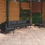 Garden furniture set 7 pieces and cushions solid pine wood by vidaXL, Garden sets - Ref: Foro24-3096206, Price: 629,35 €, Dis...