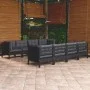 Juego de muebles de jardín 9 pzas y cojines madera maciza pino de vidaXL, Conjuntos de jardín - Ref: Foro24-3096170, Precio: ...