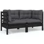 Set mit 9 Gartenmöbeln und Kissen aus massivem Zirbenholz von vidaXL, Gartensets - Ref: Foro24-3096170, Preis: 864,53 €, Raba...