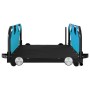 Fahrradanhänger aus Eisen und blauem Oxford-Stoff von vidaXL, Fahrradanhänger - Ref: Foro24-94163, Preis: 77,54 €, Rabatt: %