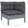 Garden furniture 6 pieces with cushions made of solid pine wood by vidaXL, Garden sets - Ref: Foro24-3096210, Price: 529,96 €...
