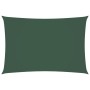 Toldo de vela rectangular tela Oxford verde oscuro 2,5x4,5 m