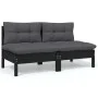 Juego de muebles de jardín 6 pzas y cojines madera maciza pino de vidaXL, Conjuntos de jardín - Ref: Foro24-3096212, Precio: ...