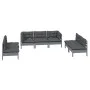 7-teiliges Gartenmöbel-Set und Kissen aus massivem Zirbenholz von vidaXL, Gartensets - Ref: Foro24-3096222, Preis: 575,95 €, ...