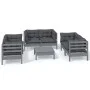 Garden furniture set 7 pieces and cushions solid pine wood by vidaXL, Garden sets - Ref: Foro24-3096252, Price: 596,78 €, Dis...