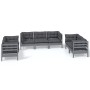 Gartenmöbel-Set 7-teilig und Kissen aus massivem Kiefernholz von vidaXL, Gartensets - Ref: Foro24-3096258, Preis: 631,44 €, R...
